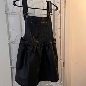 Celebrity Pink Black Overall Dress